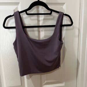Purple Smooth Crop Top